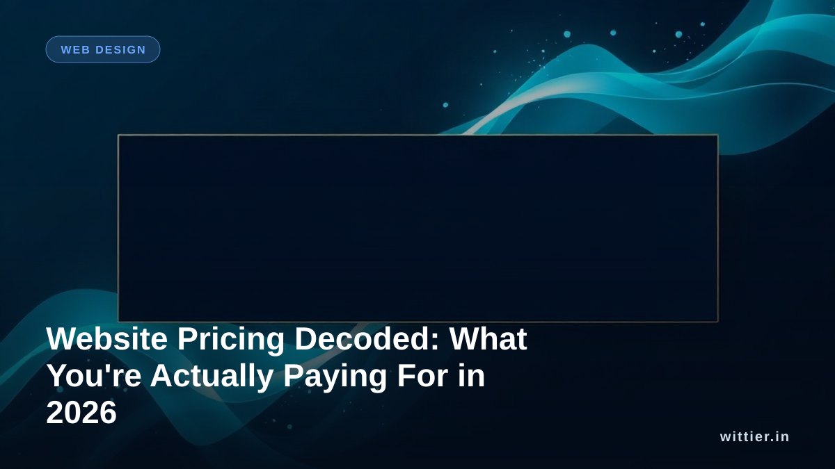 Website Pricing Decoded: What You're Actually Paying For in 2026