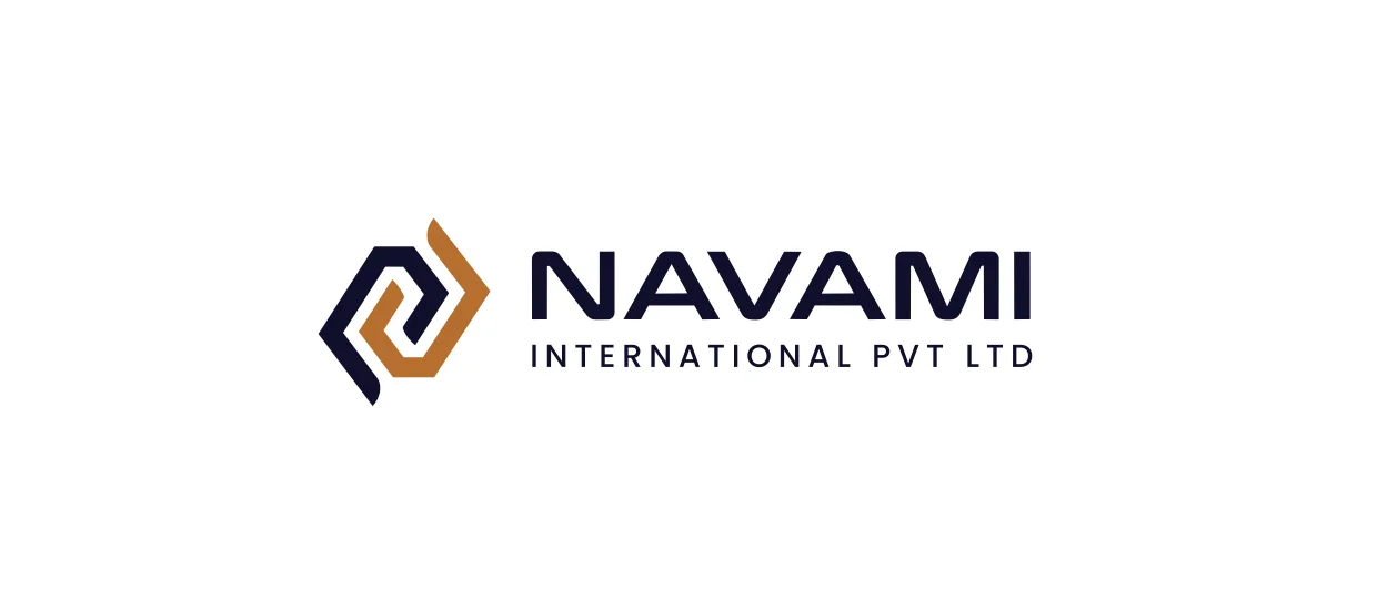 Navami International logo lockup
